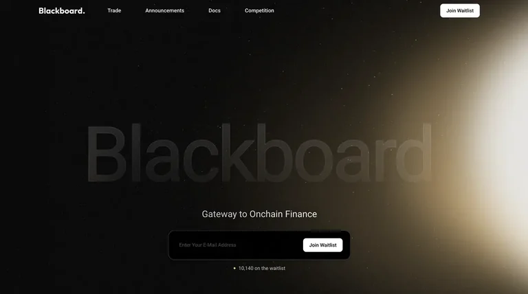 Blackboardのトップページ