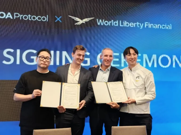 MOA ProtocolとWorld Liberty FinancialのMOU署名式