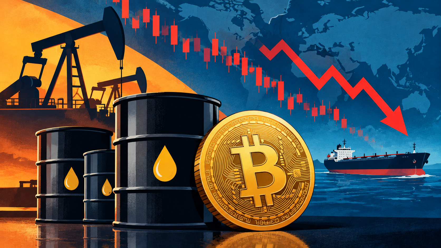 陸上原油在庫1億バレル超減、ビットコインに逆風か｜IEA報告