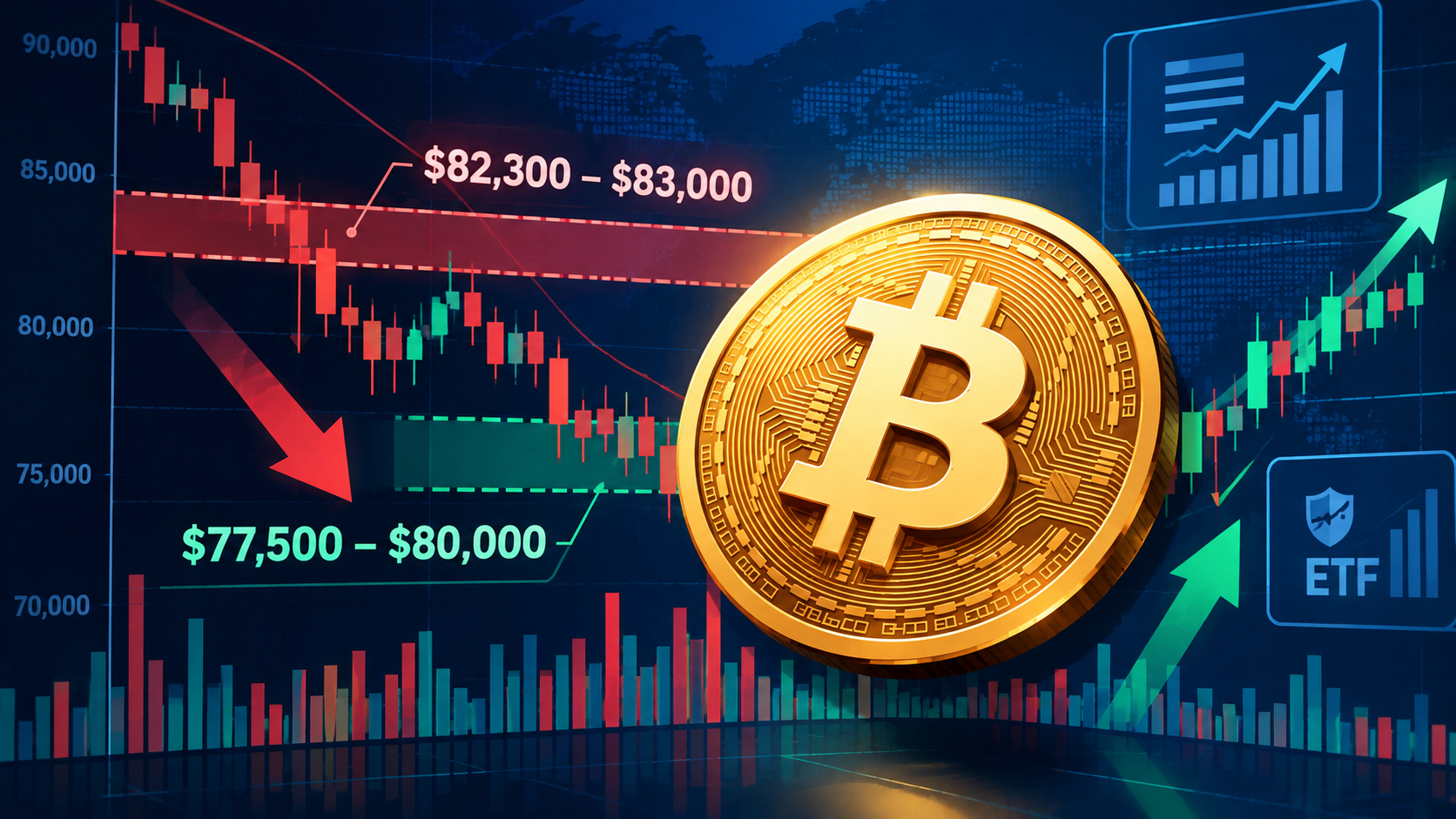 ビットコインの上値に「87万BTCの壁」？8.2万ドルで売り圧か