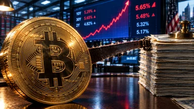 ビットコイン43%高の裏で、米金利5.34%が財務企業に逆風か