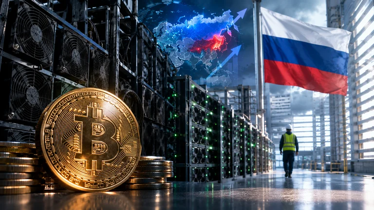 ビットコイン採掘で米国が後退？ロシアはシェア18.1%に上昇