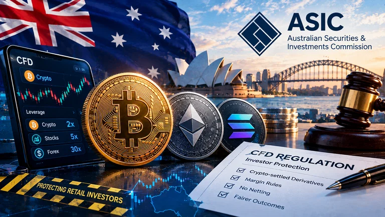 豪州、仮想通貨決済のデリバティブにもCFD規制拡大へ｜ASIC案