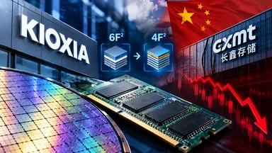 キオクシア2日で16%安、中国勢の量産は脅威か｜需給は堅調も