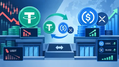 取引所のUSDT残高46億ドル減｜USDCやRLUSDに乗り換えか