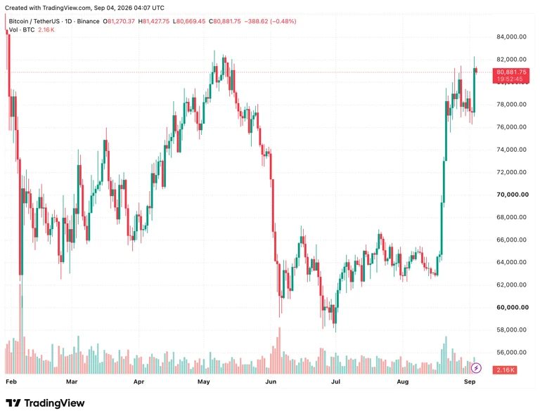 BTCのチャート|画像引用元:Tradingview