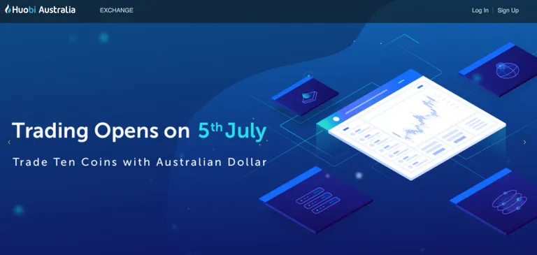 Huobi(フオビー)がオーストラリアで取引所を開始、ブロックチェーンに関する投資も検討中