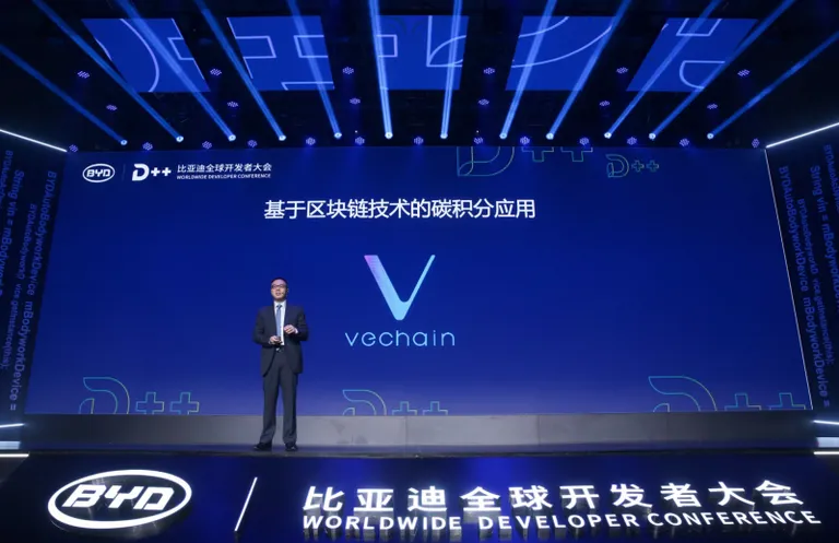 VeChainが電気自動車販売数世界トップの中国最大手自動車メーカーBYDと提携!