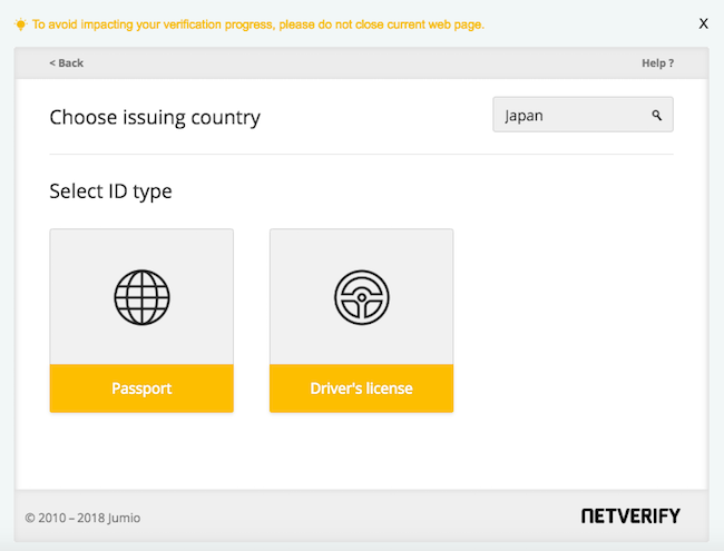 Binance　本人確認　写真
