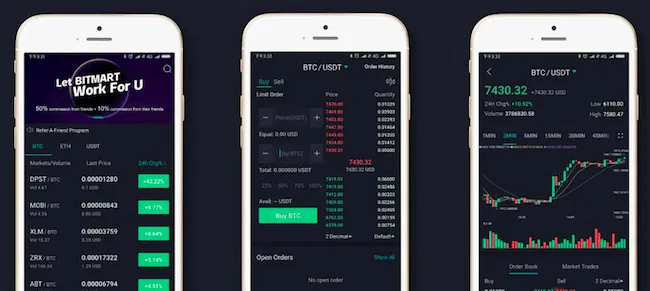 BitMart　アプリ