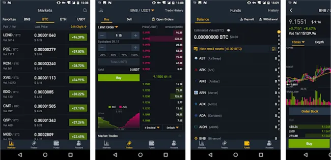 Binance アプリ