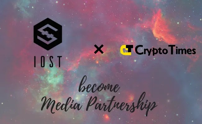 IOST ✕ CRYPTO TIMES がメディアパートナー提携を発表