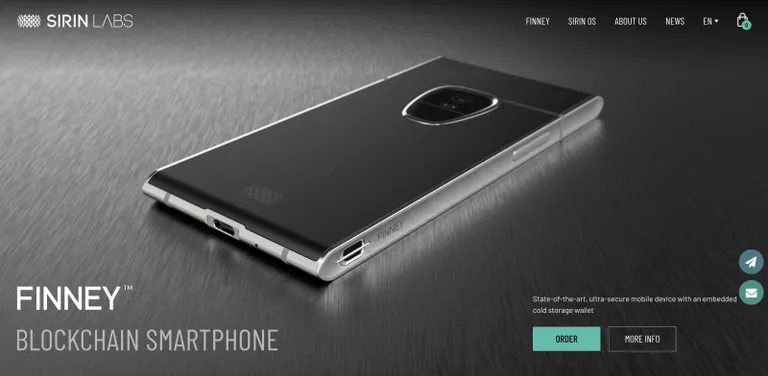 SIRIN LABSがブロックチェーンスマホFINNEYを発売
