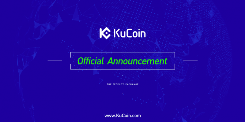 KuCoinが10種類の通貨の上場廃止を発表
