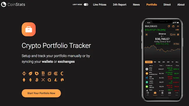 Coin Statsの自動資産同期機能