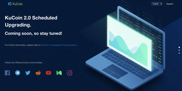Kucoinプラットフォームがver 2.0にアップデート、独自トークンのKucoin Shares $KCS は10%上昇