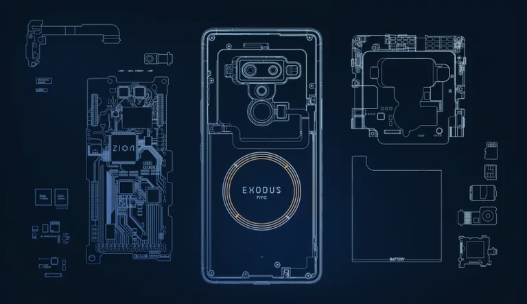 HTCのブロックチェーンスマホ『Exodus 1』の販売が3月中に開始！