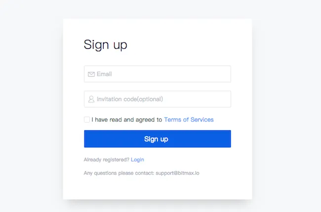 Sign up
