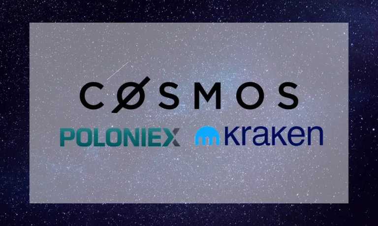 Cosmos($ATOM)がPoloniexとKrakenに上場 始値6ドル台から急降下