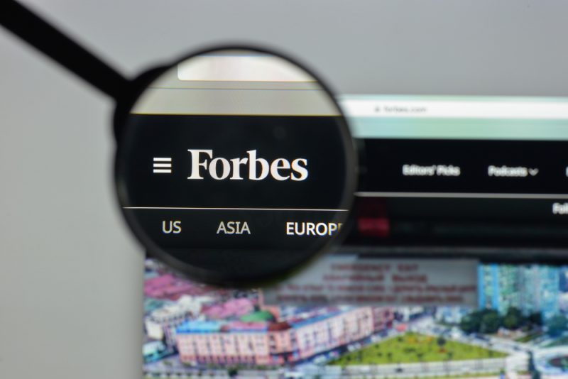 Forbesがブロックチェーンを採用する大企業50社のリスト「Blockchain 50」を公開