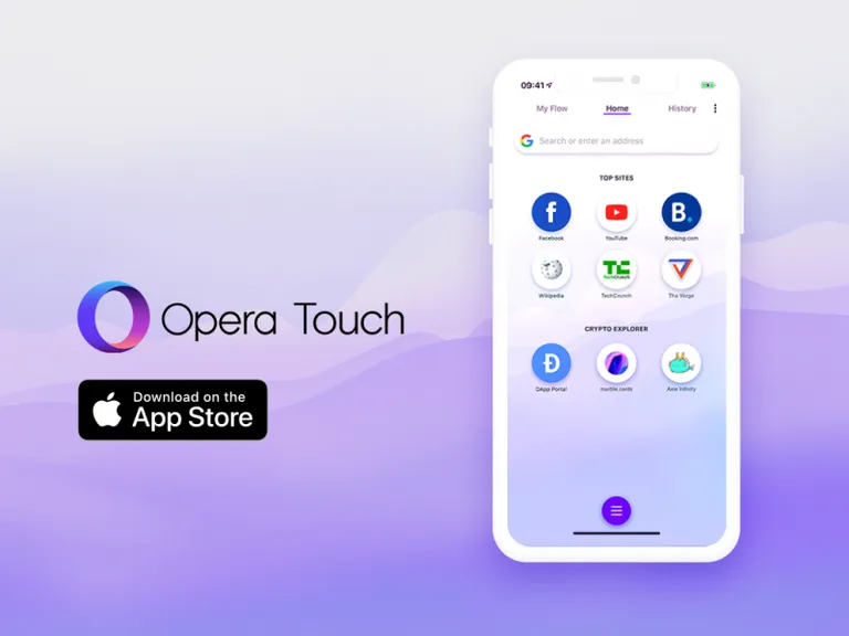 イーサリアムウォレットなどのWeb 3機能のついたモバイルブラウザ「Opera Touch」がiOSに登場