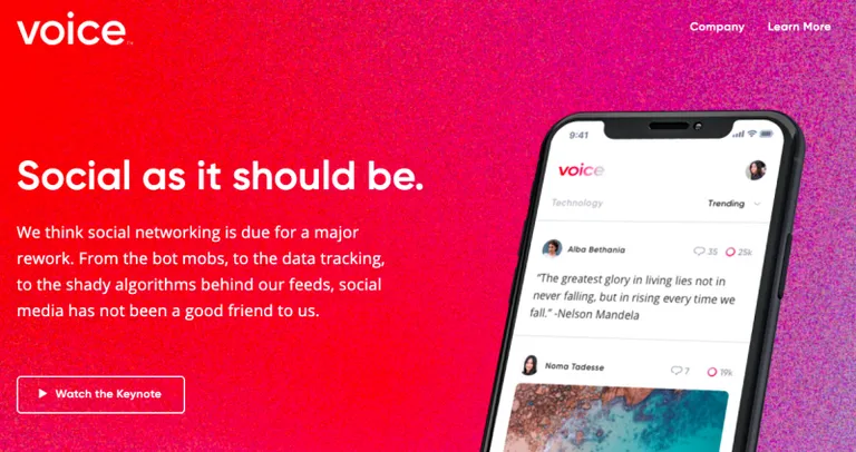 EOS開発団体のBlock.oneがソーシャルメディアプラットフォーム「Voice (ボイス)」を発表