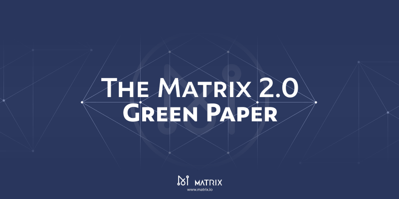 MatrixAI NetworkがMatrix 2.0のグリーンペーパーを公開