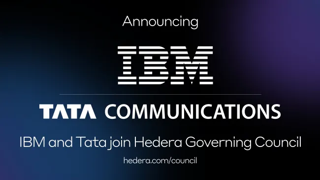 IBMとTata CommunicationsがHedera Hashgraphの運営審議会に参加