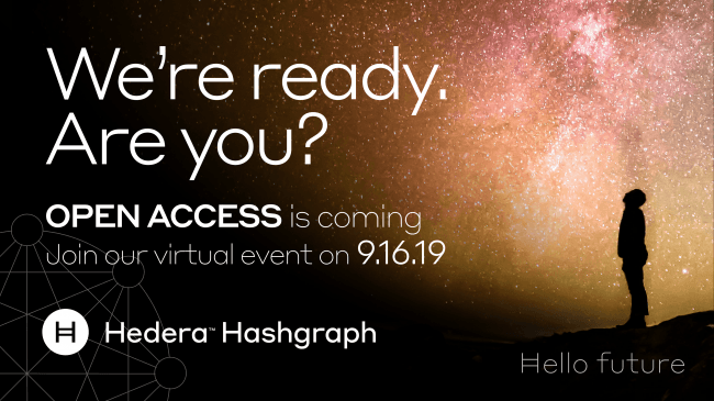Hedera Hashgraph、メインネットベータ版へのアクセスを9月16日から開始