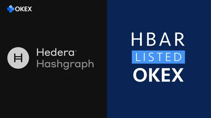 Hedera Hashgraph (HBAR)、16日からOKExに上場へ