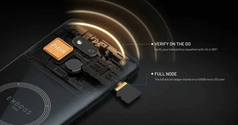 BTCフルノード運用が可能なブロックチェーンスマホ『HTC Exodus 1s』を発表、価格は2.7万円