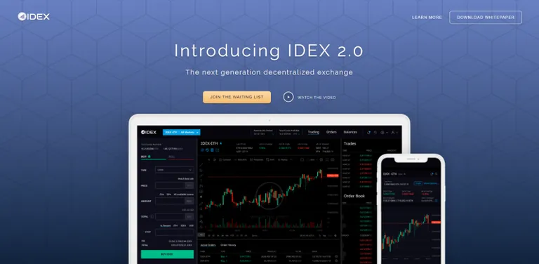 分散型取引所IDEXが新たなUI/UXを実装した「IDEX2.0」を発表