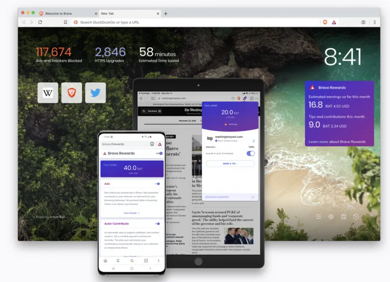 Brave Browserの正式リリース版となるVer1.0が本日リリース、iOSでもBrave Rewardsの利用が可能に