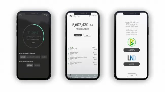 Nayuta Wallet、フルノードとSPVモードを切り替えできるモバイルライトニングウォレットを発表