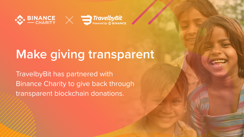 TravelbyBitがBinance Charityと提携　暗号資産での寄付を開始