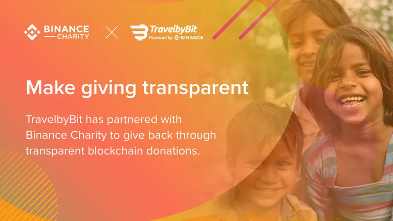 TravelbyBitがBinance Charityと提携 暗号資産での寄付を開始