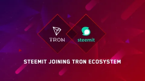 TRONがSteemitとのパートナーシップ提携を発表、TRONによるSteemitの実質買収か