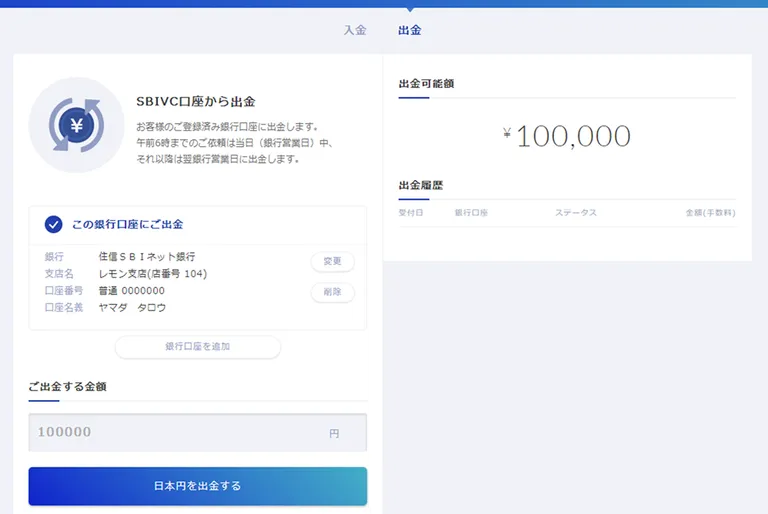 SBI VC 本人確認