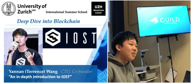 GUILDプロジェクトの 岡崇 、チューリッヒ大学ブロックチェーンセンター＂Deep Dive into Blockchain＂に参加、IOST財団の教育助成プログラムの第一号に
