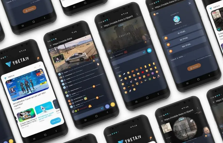 ビデオ配信アプリTHETA.tv ( $THETA ) がSamsung最新モデルスマホS20に搭載