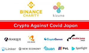 Binance Charity財団 ＆ ミスビットコイン 藤本 真衣 共催マッチングドネーションキャンペーン #CryptoAgainstCovidJapan が6月13日に始動