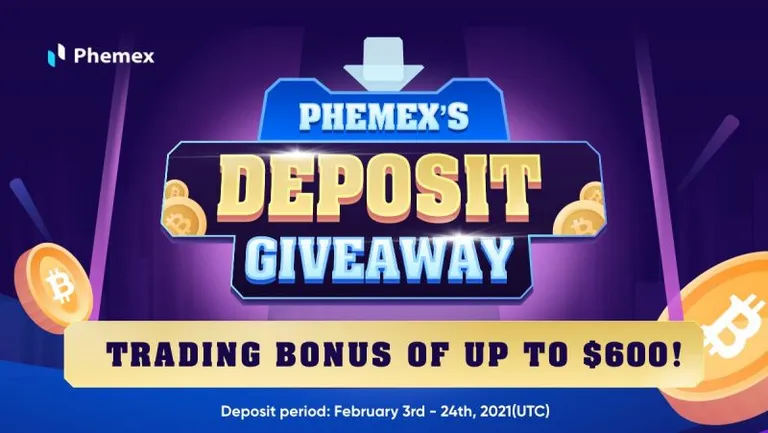 Phemexが新規キャンペーンを開催、最大$600ボーナスを付与