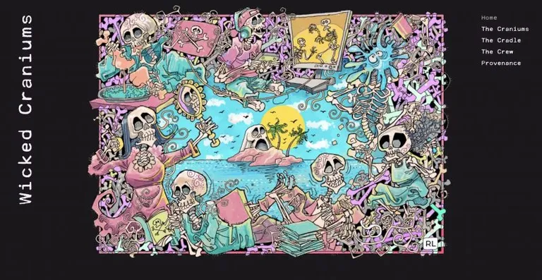 ガイコツNFT『Wicked Craniums』の二次流通取引ボリュームが5億円を超える