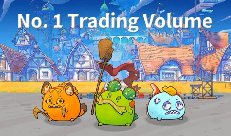 Axie Infinity（アクシーインフィニティ）がOpenseaの取引ボリュームを超える（7日間）