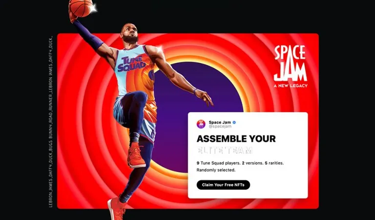 NFTマーケットプレイス「Nifty's」が映画「Space Jam: A New Legacy」とコラボNFT販売