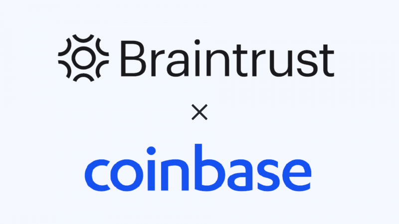 分散型人材プラットフォーム「Braintrust」、Coinbase上場