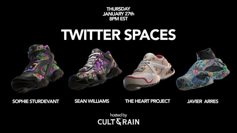 実物付きデジタルスニーカーNFT『Cult ＆ Rain』概要、初回Twitter Space Eventでのディスカッションまとめ