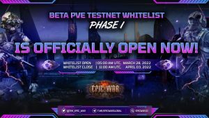 ブロックチェーンゲーム「Epic War」がベータ版PvEテストネットフェーズ1のホワイトリストをオープン