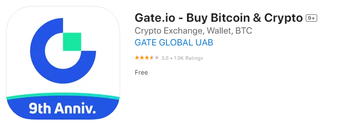 Gate.ioのスマホアプリをダウンロード