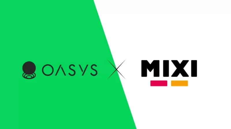 OasysとMIXI、パートナーシップ拡大の協議を開始